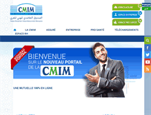 Tablet Screenshot of cmim.ma